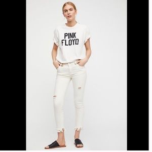 FREE PEOPLE GREAT HEIGHT FRAYED SKINNY JEAN